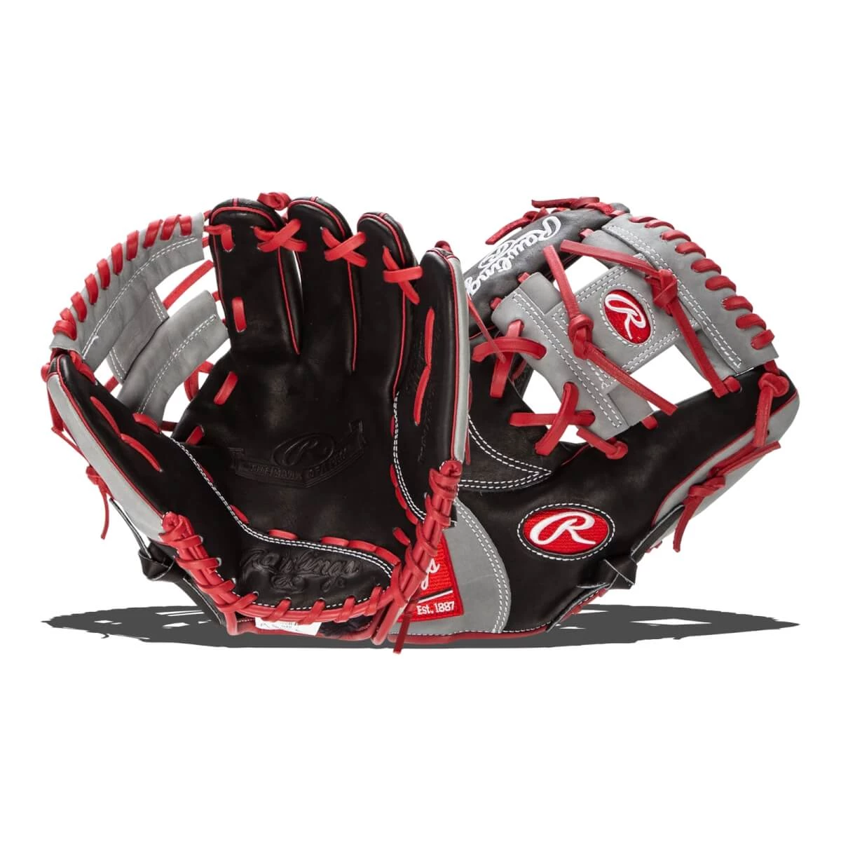 Flash Sale ๐ Rawlings HOH Mark of a Pro 11.25" Baseball Glove: SPNP2-2BG Black, Grey, Red โค๏ธ 3 Flash Sale ๐ Rawlings HOH Mark of a Pro 11.25" Baseball Glove: SPNP2-2BG Black, Grey, Red โค๏ธ