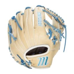 Hot Sale ⭐ Marucci Palmetto Series 11.75" Fastpitch Softball Glove: MFGPLM1175FP Blue, Tan 🎁 -Glovegear Store e710 08 21 marucci palmetto series 11 75 fastpitch softball glove mfgplm1175fp 34981 7 l