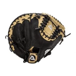 Discount ❤️ Akadema ProSoft Select Series 33" Baseball Catcher's Mitt: ASF441 Black, Tan 🌟 -Glovegear Store e963 12 21 akadema prosoft select series 33 baseball catchers mitt asf441 35381 7 l
