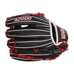 Flash Sale 🌟 Wilson A2000 SuperSkin 1785 11.75" Baseball Glove: WBW1000981175 Black, Red 🥰 -Glovegear Store ec25 09 20 wilson a2000 superskin 1785 11 75 baseball glove wbw1000981175 33606 5 l