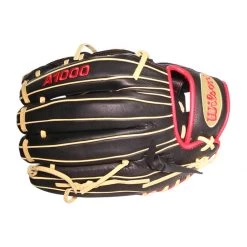 Deals ⭐ Wilson A1000 1912 12" Baseball Glove: WBW10013612 Black, Red, Tan ⌛ -Glovegear Store ee12 03 21 wilson a1000 1912 12 baseball glove wbw10013612 34273 10 l