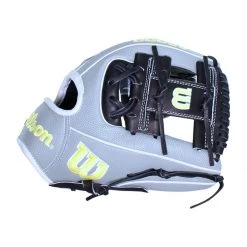 New ⌛ Wilson A2000 SuperSkin 1786 11.5" Baseball Glove: WBW100096115 Black, Grey 👏 -Glovegear Store ef61 09 20 wilson a2000 superskin 1786 11 5 baseball glove wbw100096115 33604 4 l