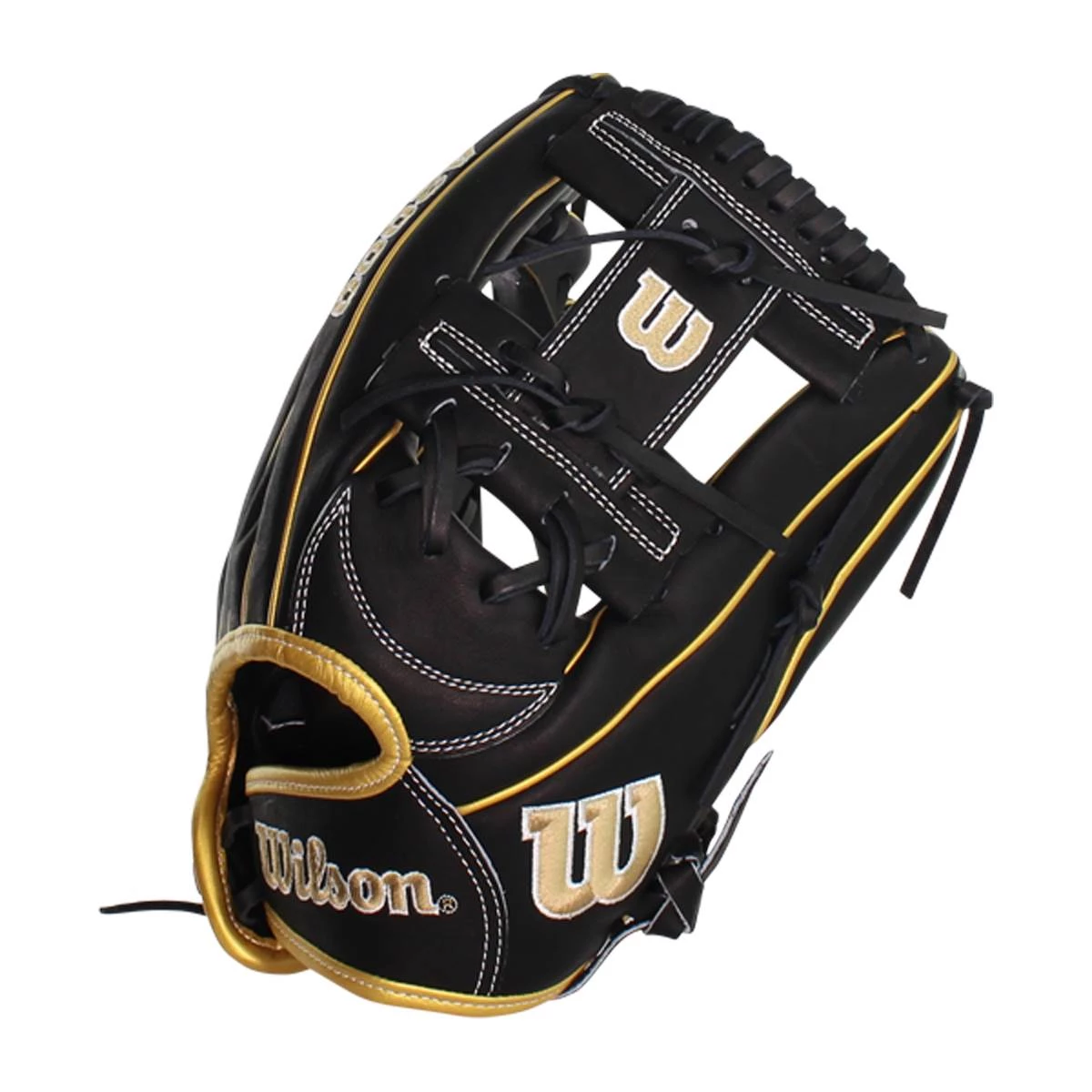 Budget 👍 Wilson A2000 H75 11.75" Fastpitch Softball Glove: WBW1002071175 Black, Gold 🔥 4 Budget 👍 Wilson A2000 H75 11.75" Fastpitch Softball Glove: WBW1002071175 Black, Gold 🔥 - Image 2