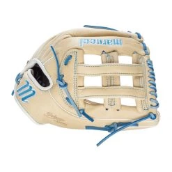 Cheap 🛒 Marucci Palmetto Series 12.75" Fastpitch Softball Glove: MFGPLM1275FP Blue, Tan 🧨 -Glovegear Store f4f6 08 21 marucci palmetto series 12 75 fastpitch softball glove mfgplm1275fp 34984 8 l