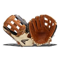 Outlet ⌛ Easton Professional Collection Hybrid 12.75" Baseball Glove: F73 Black, Brown ⭐