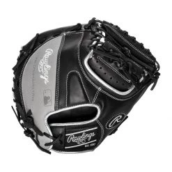 Flash Sale ⌛ Rawlings Encore 32" Baseball Catcher's Mitt: ECCM32-23B Black, Grey, Silver ⭐ -Glovegear Store f7c8 12 21 rawlings encore 32 baseball catchers mitt eccm32 23b 34592 7 l