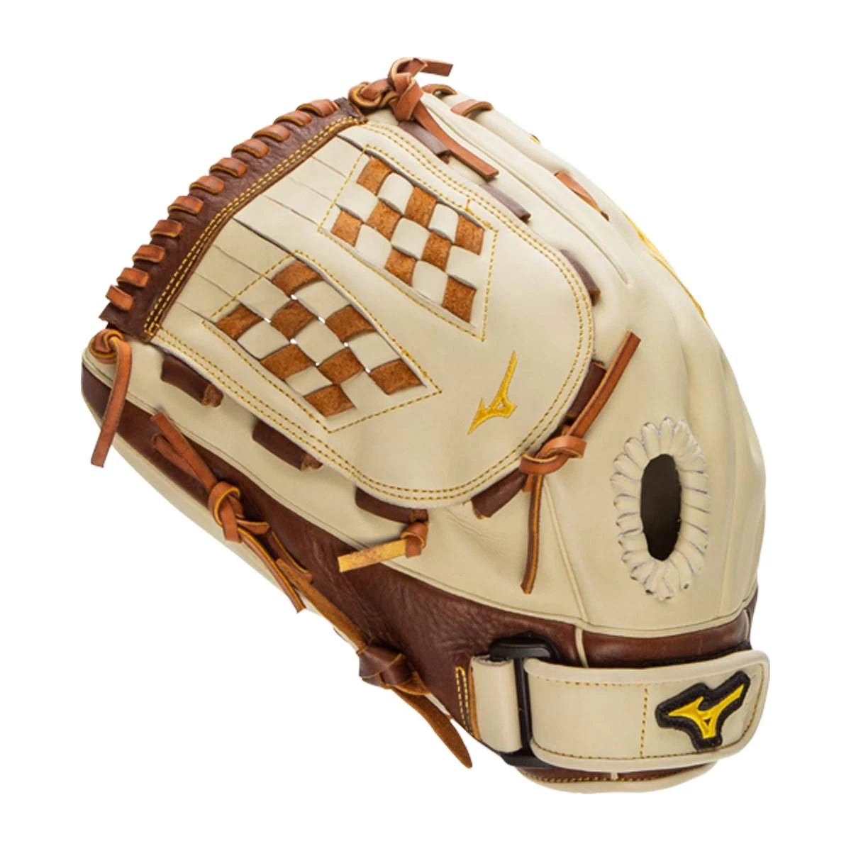 Flash Sale ✨ Mizuno Classic Pro Soft 13" Fastpitch Softball Glove: GCF1300F3 Brown, White 🥰 5 Flash Sale ✨ Mizuno Classic Pro Soft 13" Fastpitch Softball Glove: GCF1300F3 Brown, White 🥰 - Image 3
