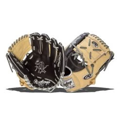 Best Pirce ๐งจ Rawlings Heart of the Hide 11.5" Baseball Glove: PRONP4-8BCSS Black, Silver, Tan ๐