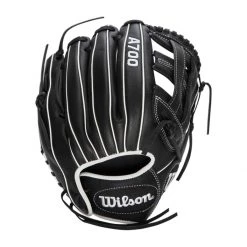 Discount 🥰 Wilson A700 12" Fastpitch Softball Glove: WBW10042412 Black, White 🥰 -Glovegear Store fa4b 12 21 wilson a700 12 fastpitch softball glove wbw10042412 34688 9 l