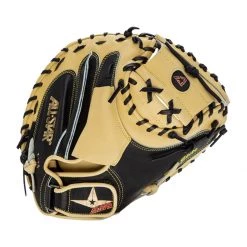 Hot Sale 💯 All Star Pro Elite 35" Blem Catcher's Mitt: CM3000BTBLEM Black, Tan 💯 -Glovegear Store fafb 08 21 all star pro elite 35 blem catchers mitt cm3000btblem 35126 7 l