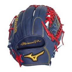 Flash Sale 🥰 Mizuno Pro 12" Mike Soroka Baseball Glove: GMP2MS-100DT4 Navy, Red 👍 -Glovegear Store fcc6 10 20 mizuno pro 12 mike soroka baseball glove gmp2ms 100dt4 33690 7 l