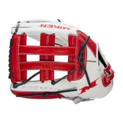 New 🌟 Miken 14" Pro Series Slow Pitch Softball Glove: PRO140-WSN Grey, Blue, Red 🥰 -Glovegear Store fdd0 10 21 miken 14 pro series slow pitch softball glove pro140 wsn 31193 4 l