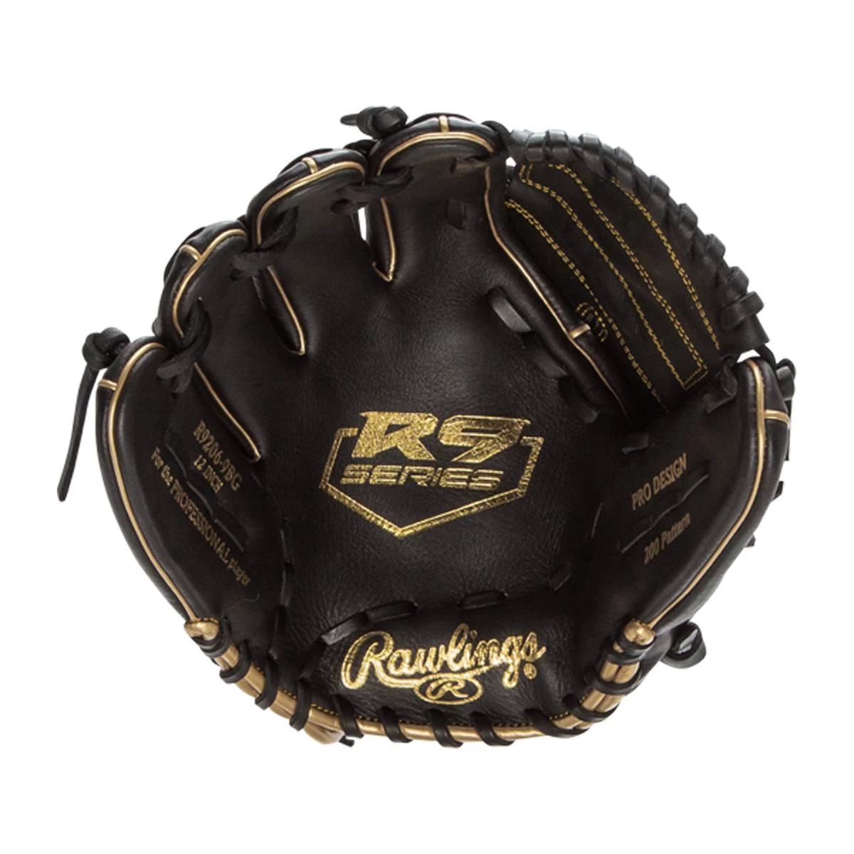 Best Sale 🌟 Rawlings R9 12" Baseball Glove: R9206-9BG Black, Gold 💯 8 Best Sale 🌟 Rawlings R9 12" Baseball Glove: R9206-9BG Black, Gold 💯 - Image 6